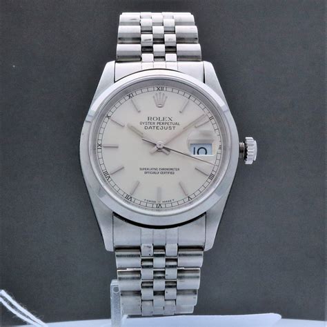 rolex datejust 36mm 16200